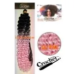 Cocktail Water Wave crochet afro (culoarea 1B/PINK)
