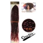 Cocktail Passion Twist Crochet Afro (Color 1B/BUG)