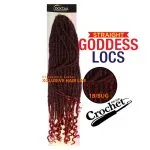 Straight goddess locs extensii dreaduri afro (culoare 1B/BUG)