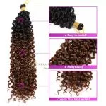 Cocktail Water Wave crochet afro (culoarea 1B/GREEN) - Image 3