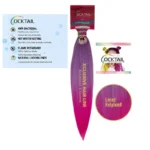 Xclusive Hairline Pre-Stretched Braid in Lmint/Hotplum# color.