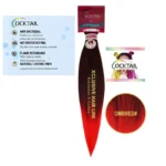 cocktail braid codite afro culoare omb-red