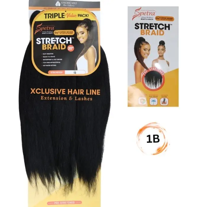 3X Spetra Strech Braid par de impletit (culoarea 1B)