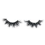 A set of black eyelashes
