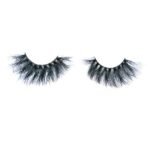 A set of black cosmetic eyelashes
