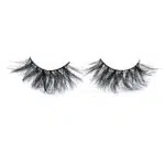 A set of black eyelashes