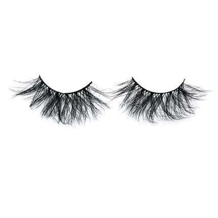 A set of black eyelashes