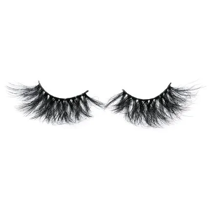 A set of black eyelashes