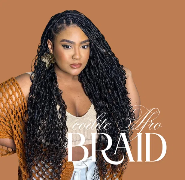 par de impletit codite Afro