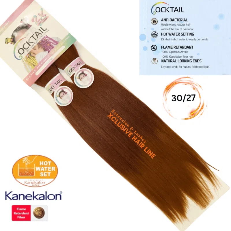 2X Cocktail păr de împletit 30/27