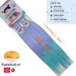 2X Cocktail păr de împletit L-Lavender/L-Mint