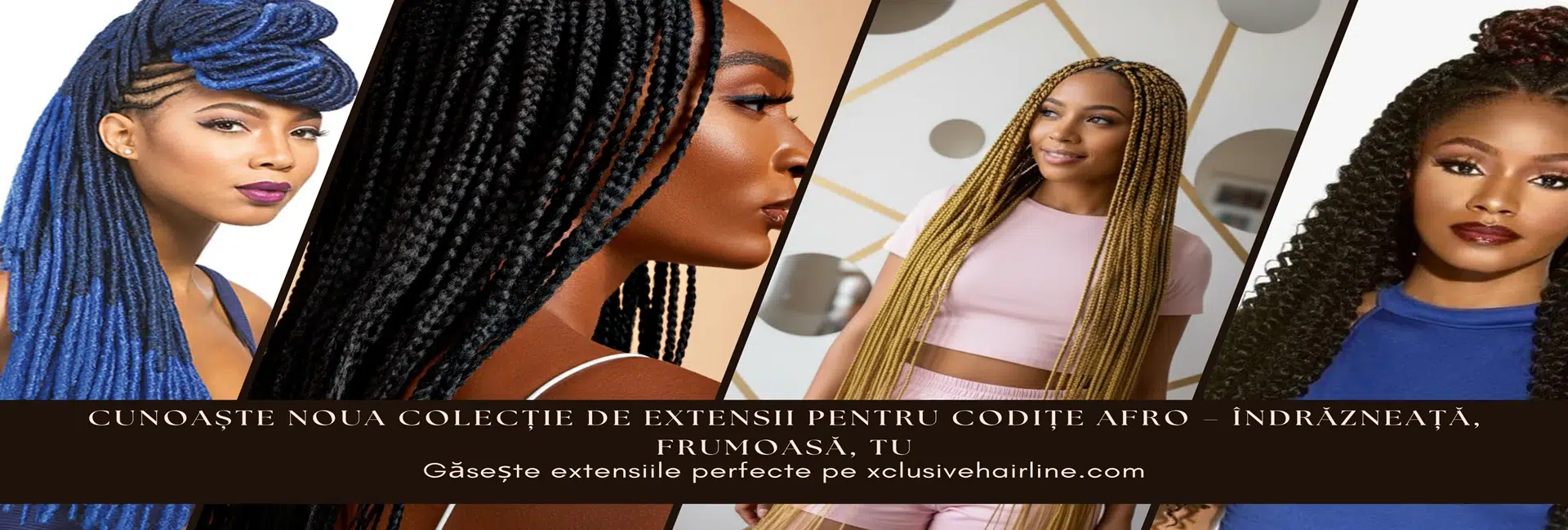 Colecție extensii codițe afro România — Xclusive Hair Line